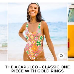 Kenny Flowers | The Acapulco Classic One Piece w/ Gold Rings